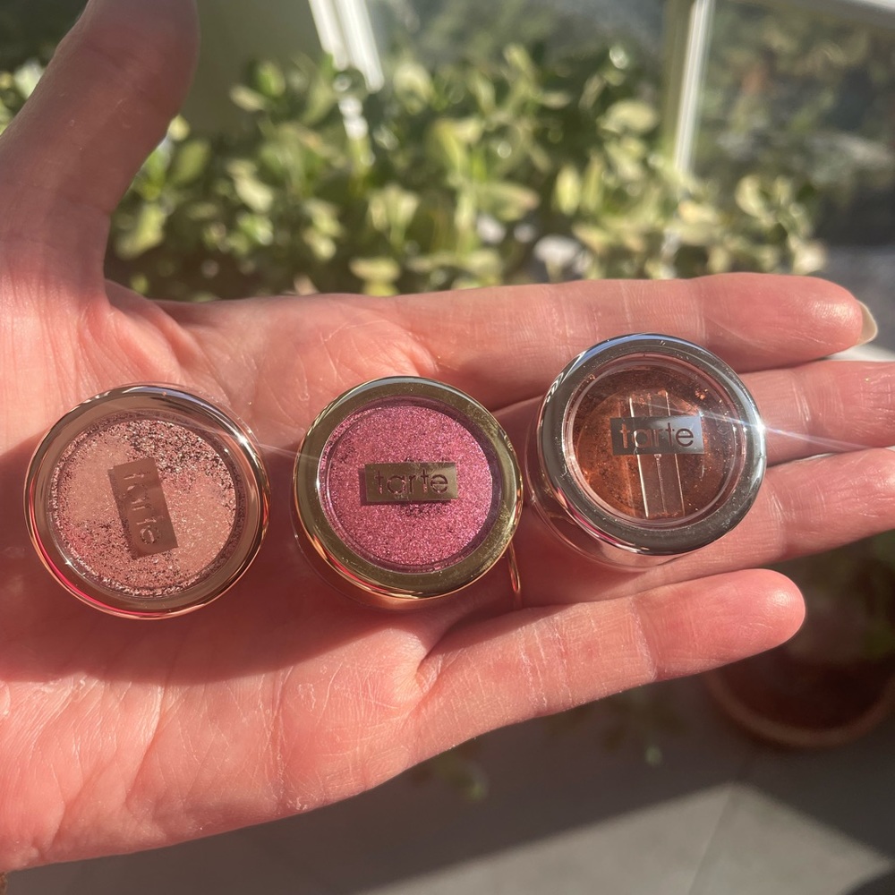 Tarte sparkling eyeshadows